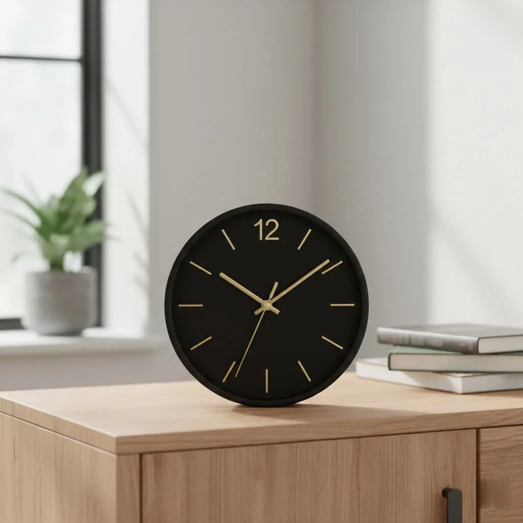 improve your Space: The Timeless Appeal of a Black Wall Clock