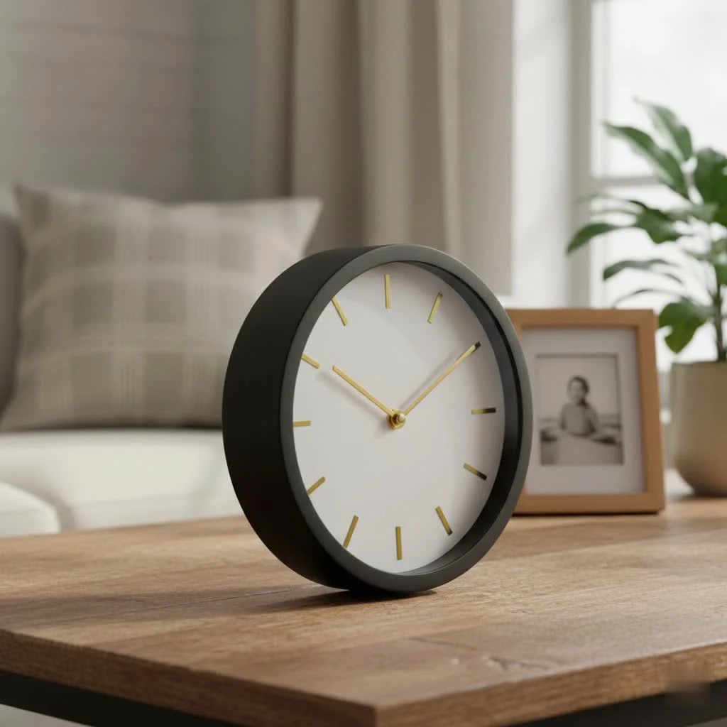 Elegant analog wall clock with Roman numerals